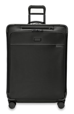 Briggs & Riley Baseline 29-Inch Large Expandable Spinner Suitcase in Black