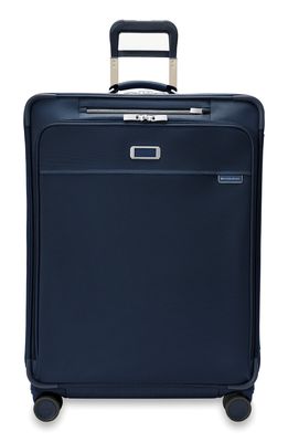 Briggs & Riley Baseline 29-Inch Large Expandable Spinner Suitcase in Navy