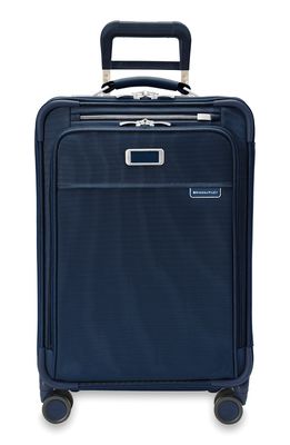 Briggs & Riley Baseline Essential 22-Inch Expandable Spinner Carry-On Bag in Navy