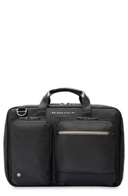 Briggs & Riley HTA Medium Expandable Briefcase in Black