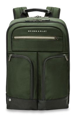 Briggs & Riley HTA Slim Expandable Backpack in Forest