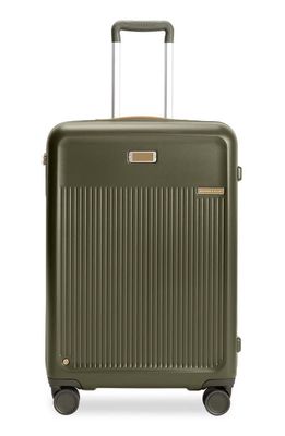 Briggs & Riley Medium Sympatico Expandable 27-Inch Spinner Packing Case in Olive 