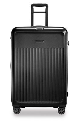 Briggs & Riley Sympatico 30-Inch Large Expandable Spinner Packing Case in Matte Black
