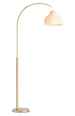 Brightech Lark LED Floor Lamp in Brass