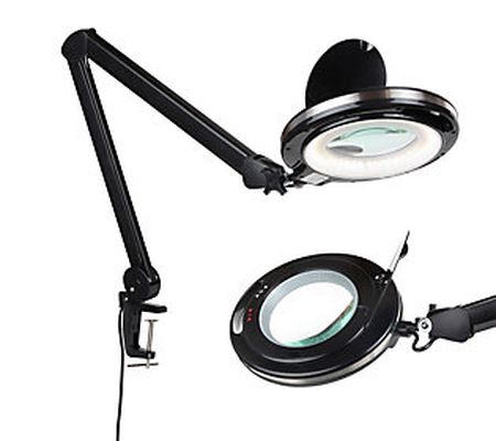 Brightech Lightview Dimming LED 225% Magnifier esk Clamp Lamp
