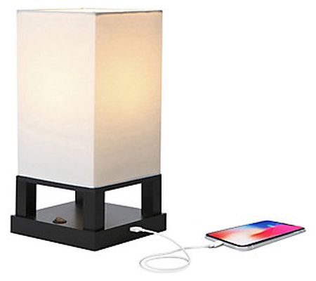 Brightech Maxwell USB Charging 14 in. LED Table Lamp
