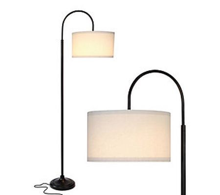 Brightech Nora 68"H Classic Black LED Arc Floor Lamp