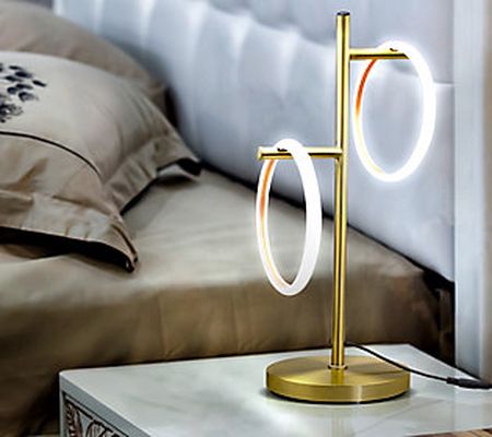 Brightech Saturn 21 in. LED Table Lamp
