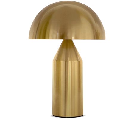 Brightech Venus 15 inch Antiqued Brass LED Tabl e Desk Lamp