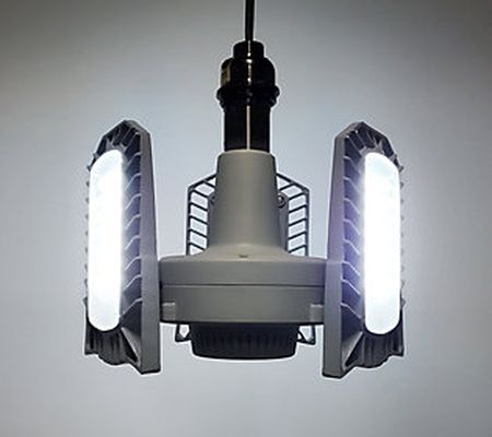 BrightLiving Tri-Panel Light w/ Motion Sensor &Battery Backup