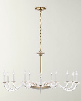 Brigitte 50" 12-Light Grande Chandelier by Paloma Contreras