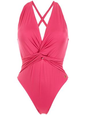 Brigitte Alice ruched swimsuit - Pink