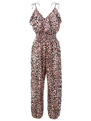 Brigitte leopard-print jumpsuit - Brown
