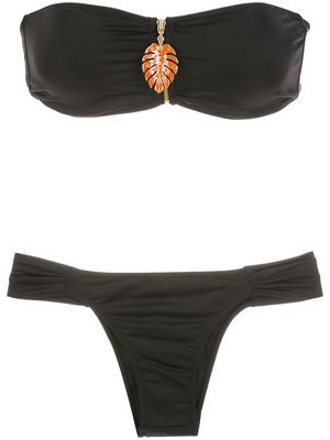 Brigitte Melissa bandeau bikini - Black