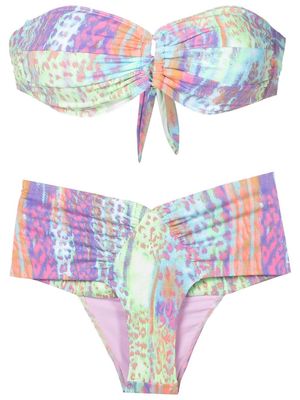 Brigitte Valeria ruched bikini - Multicolour