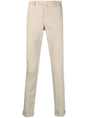 Briglia 1949 cotton tailored trousers - Neutrals