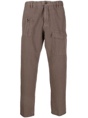 Briglia 1949 cropped-leg trousers - Brown