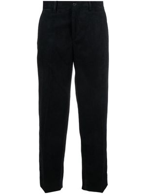 Briglia 1949 cropped straight-leg cord trousers - Black
