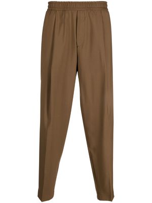 Briglia 1949 cropped tapered trousers - Brown