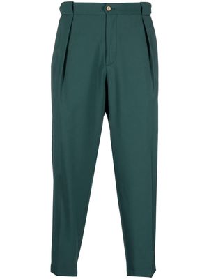 Briglia 1949 cropped tapered trousers - Green