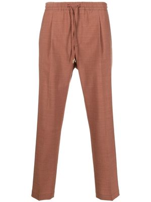 Briglia 1949 drawstring straight-leg trousers - Brown