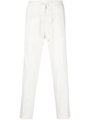 Briglia 1949 drawstring straight-leg trousers - White