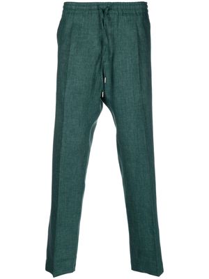 Briglia 1949 drawstring-waist cropped trousers - Green