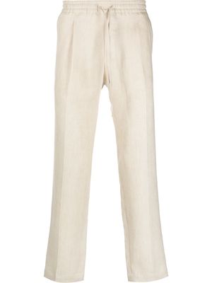 Briglia 1949 drawstring-waist cropped trousers - Neutrals