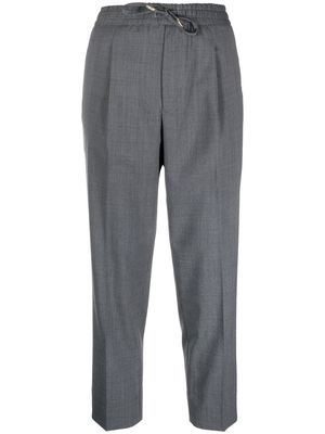 Briglia 1949 elasticated cropped trousers - Grey
