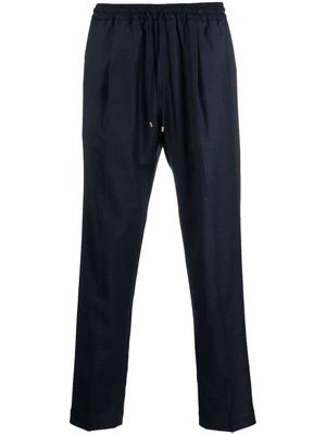Briglia 1949 elasticated-waistband long-length trousers - Blue