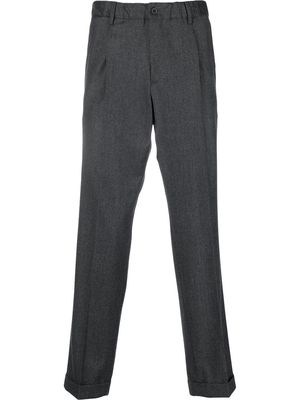 Briglia 1949 logo-patch tailored trousers - Grey