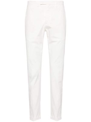 Briglia 1949 mid-rise poplin chino trousers - White