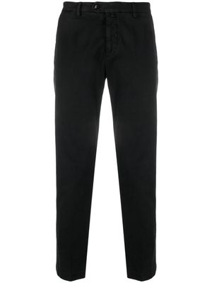 Briglia 1949 mid-rise slim-cut trousers - Black