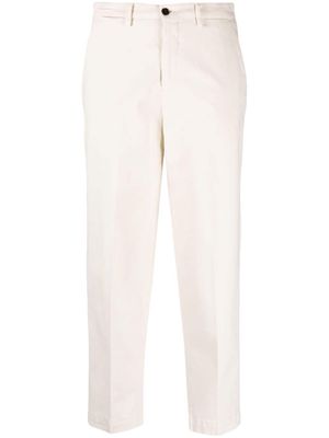 Briglia 1949 mid-rise tapered cropped trousers - Neutrals