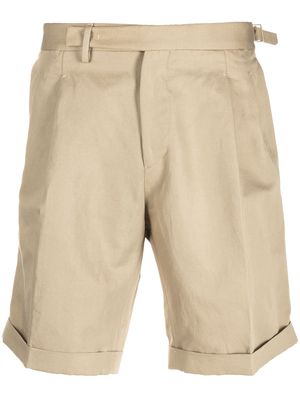 Briglia 1949 off-centre fastening bermuda shorts - Neutrals