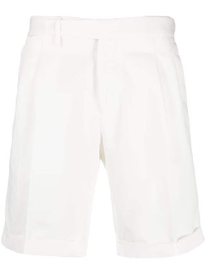 Briglia 1949 off-centre fastening bermuda shorts - White