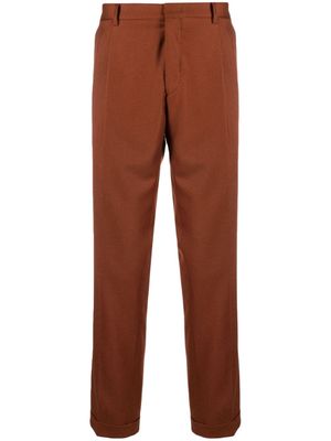 Briglia 1949 pleat-detail tailored trousers - Orange