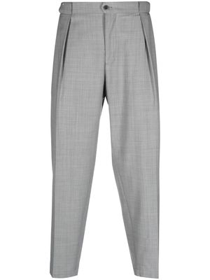 Briglia 1949 pleat detail tapered trousers - Grey