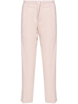 Briglia 1949 poplin tapered-leg trousers - Pink