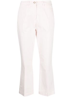 Briglia 1949 pressed-crease stretch flared trousers - Pink