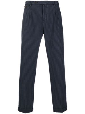 Briglia 1949 ribbed cotton straight-leg trousers - Blue