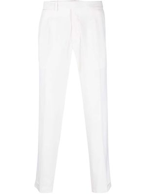 Briglia 1949 rolled-cuff tailored trousers - White