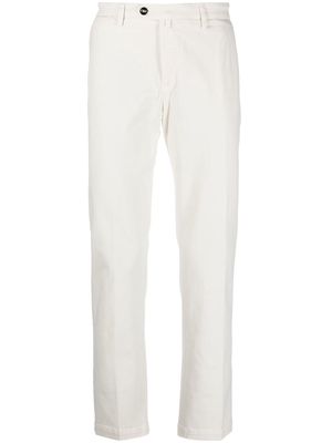 Briglia 1949 slim-cut chino trousers - White