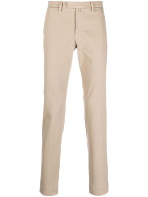 Briglia 1949 slim-cut cotton trousers - Neutrals