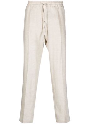 Briglia 1949 slim-fit drawstring trousers - Neutrals
