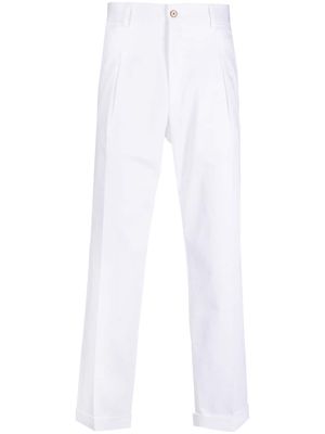 Briglia 1949 straight-leg tailored trousers - White