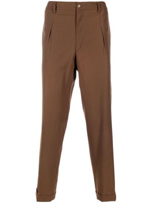 Briglia 1949 tailored cropped trousers - Brown