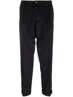 Briglia 1949 tapered corduroy trousers - Black