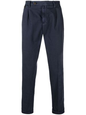 Briglia 1949 tapered-leg chino trousers - Blue