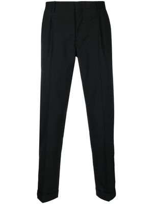 Briglia 1949 turn-up hem tailored trousers - Black